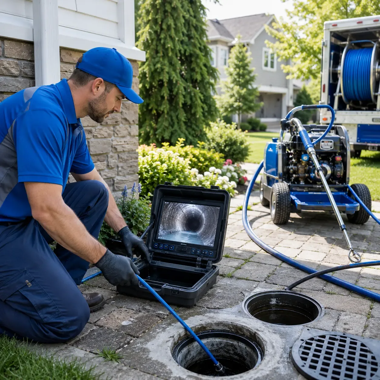 Outdoor drain cleaning professionals serving Abbotsford, WI